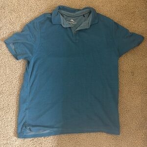 Tommy Bahama collared shirt. Blue color. Large.